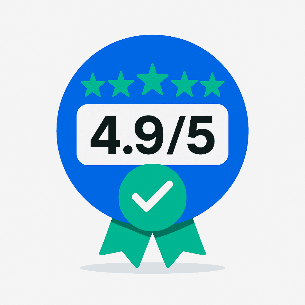 Note de 4,9 sur 5 attribuée par 12 453 clients